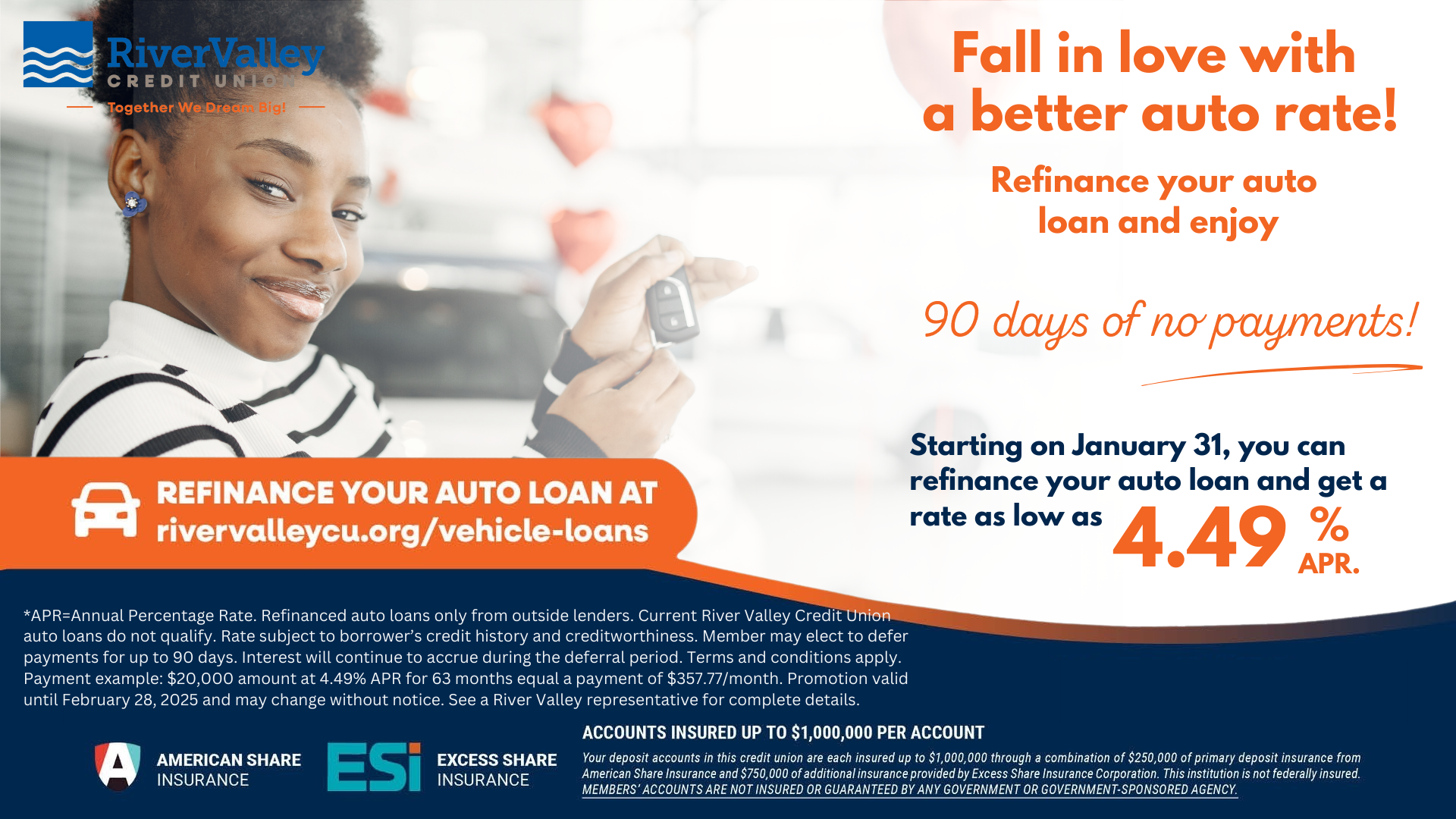 Fall in love with a better auto rate